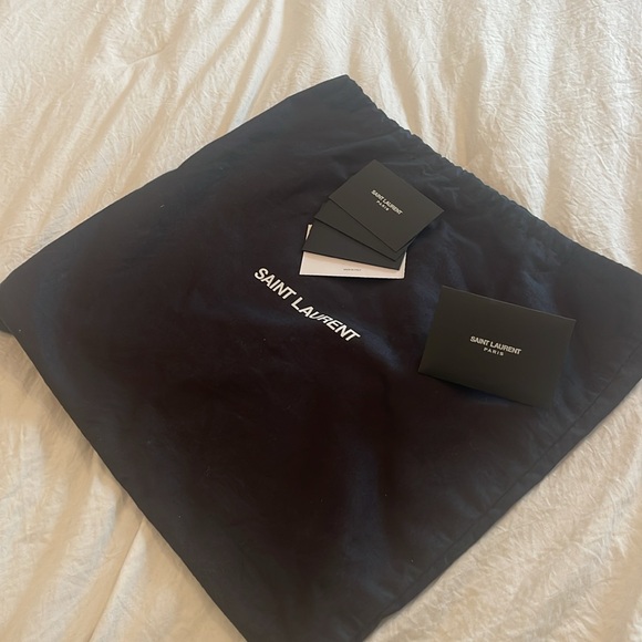 *LIKE NEW* Saint Laurent Large Monogram Matelasse Shoulder Bag in Nude Powder - Picture 7 of 8